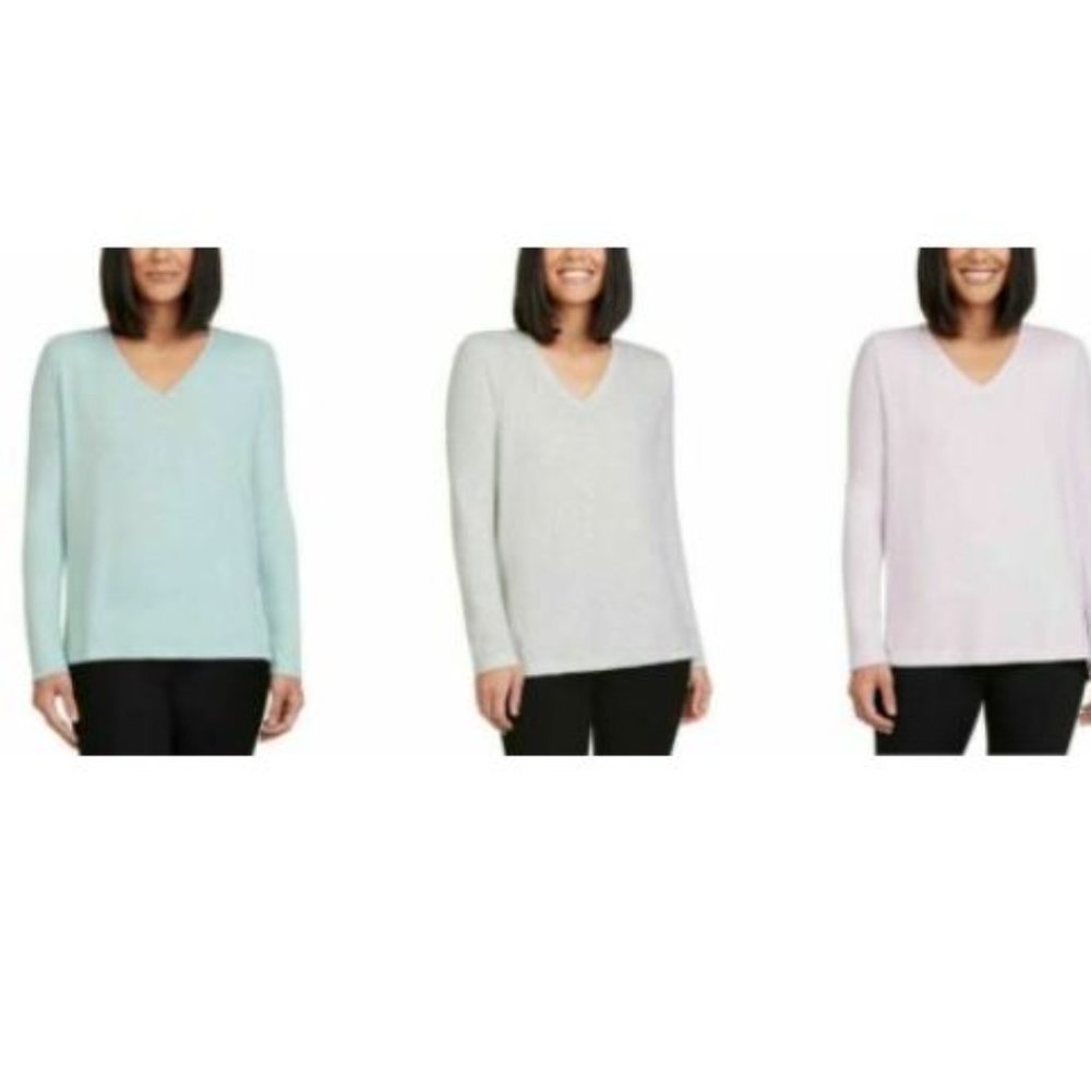 New!!! Matty M Ladies' Cozy V-Neck Top